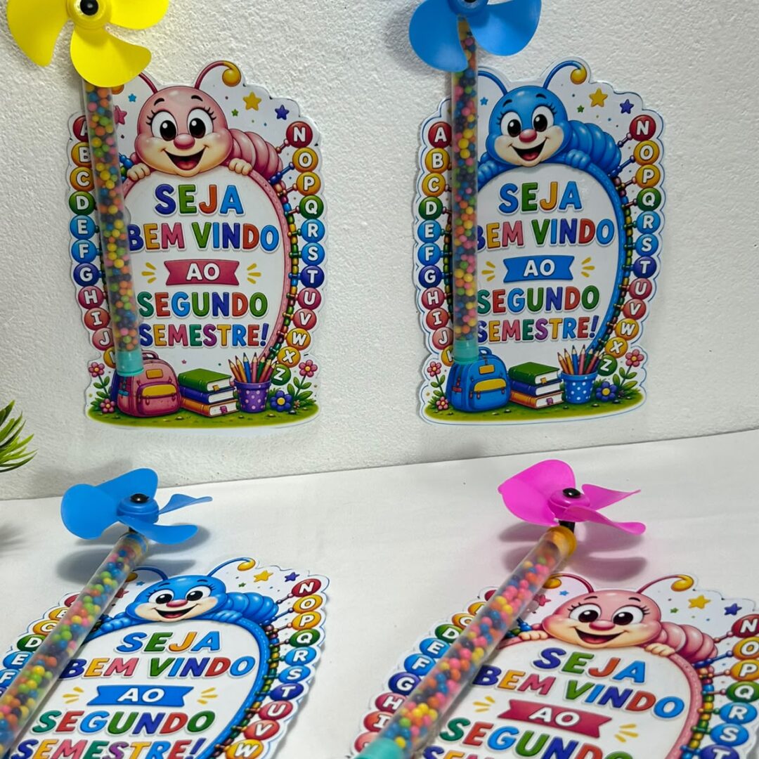 🌟 Lembrancinha – Bem-vindos ao 2º Semestre! 📚✨