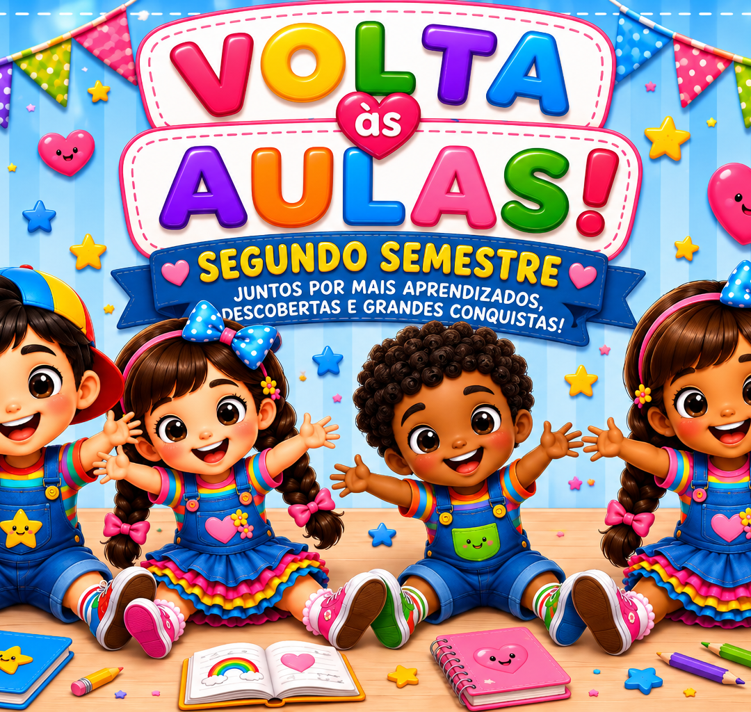 🌈✨ Volta às Aulas – Um Recomeço Cheio de Magia! ✨