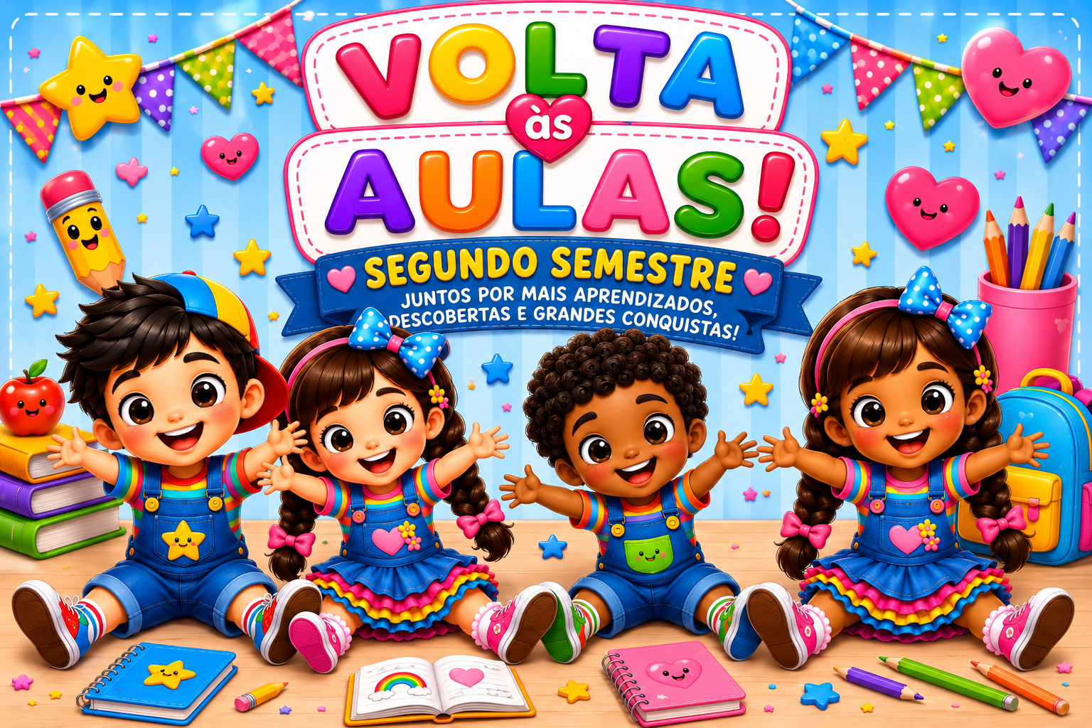 painel volte as aulas