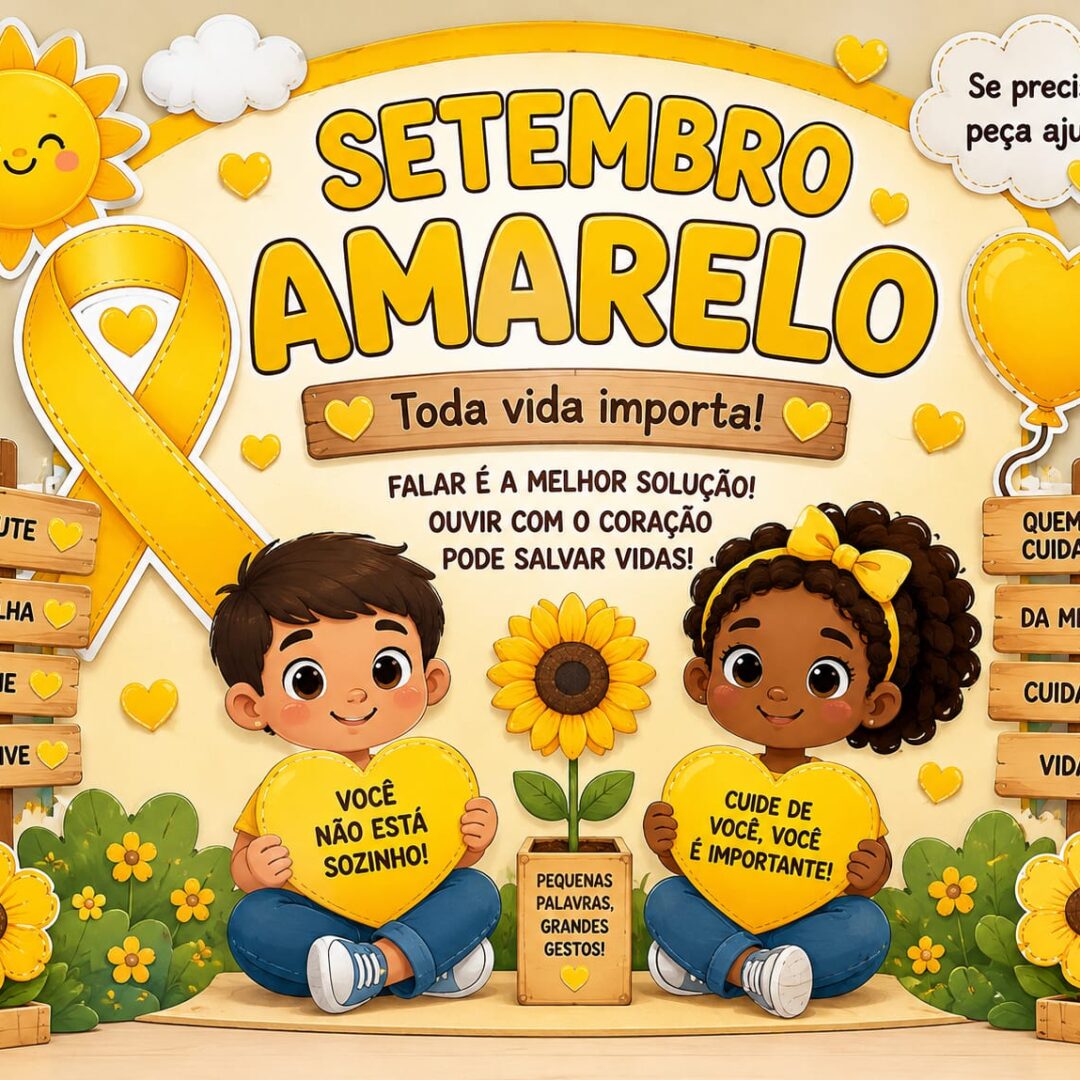 💛 SETEMBRO AMARELO – CUIDAR TAMBÉM É EDUCAR 💛