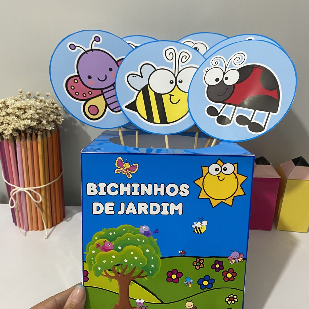 ✨ Caixa Bichinhos de Jardim ✨